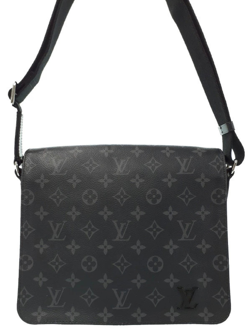 Louis Vuitton Monogram Eclipse Black District NM Shoulder Bag